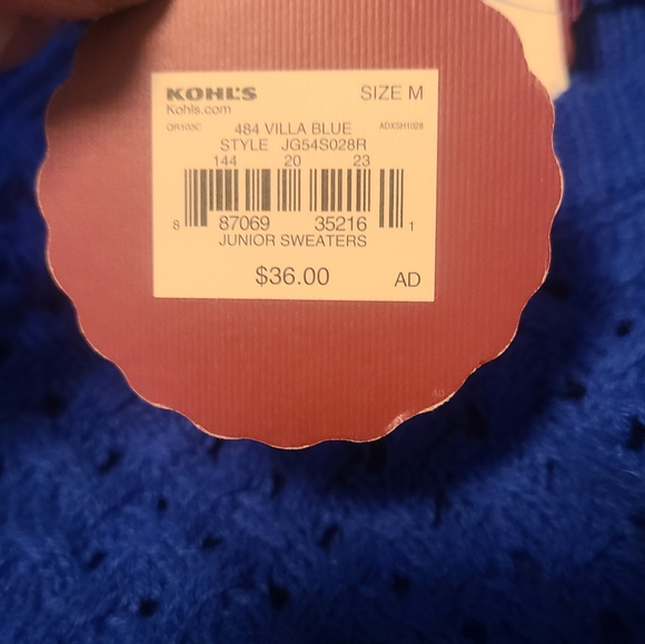 Authentic American Heritage So Villa Blue Sweater - Picture 12 of 12